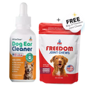 K9 EarClear + Freedom Joint Chews Bundle